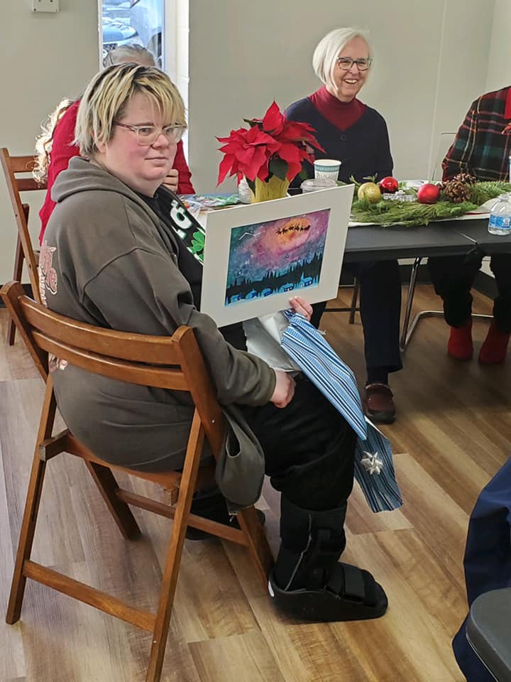 Northern Plains Watercolor Society members holiday social