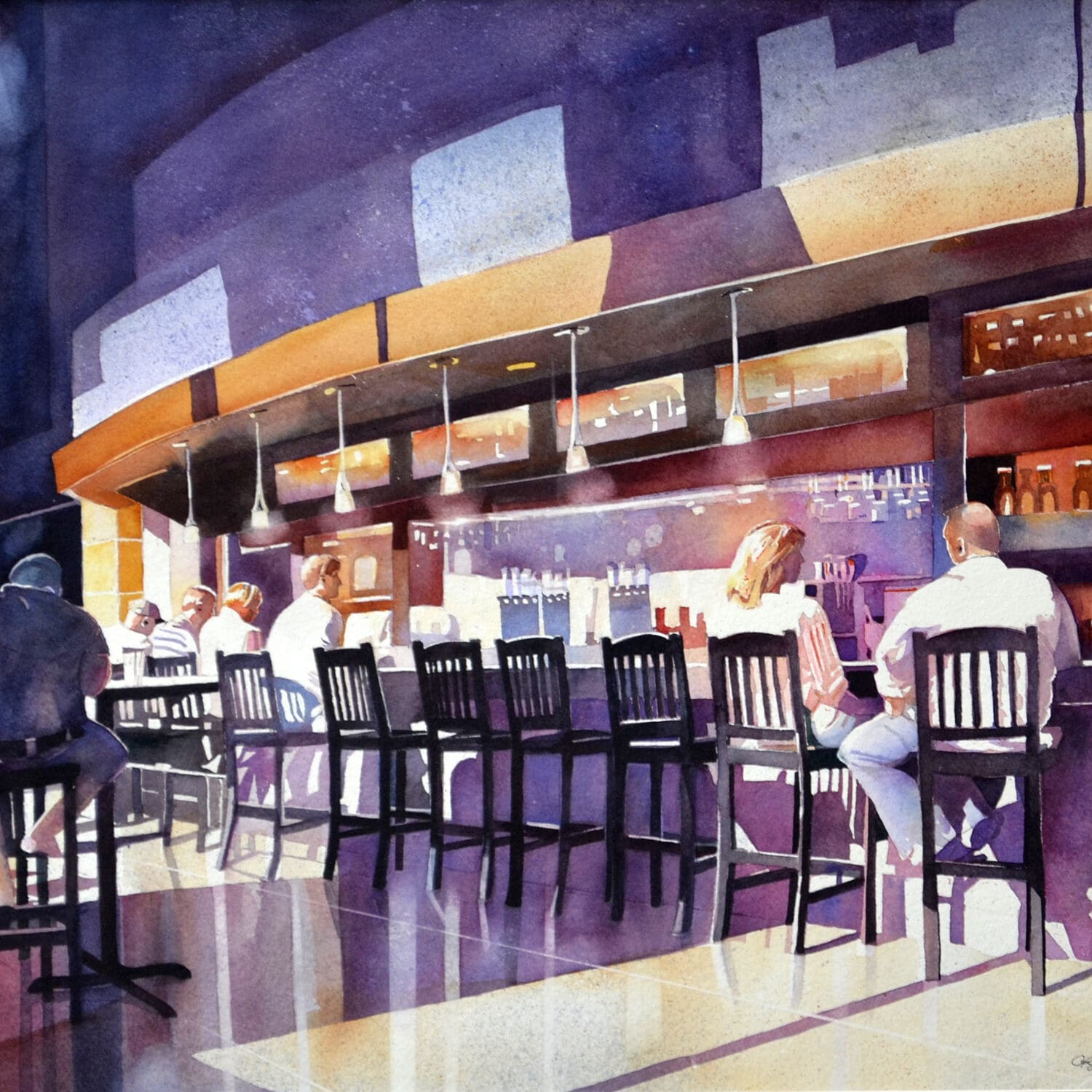Flight Delay Painting By Lynn Ferris